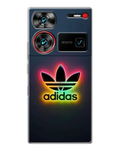 Чехол для ZTE Nubia Z60 Ultra с картинкой «Неоновый Adidas» Чехол для ZTE Nubia Z60 Ultra с картинкой «Неоновый Adidas»