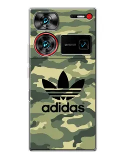 Чехол для ZTE Nubia Z60 Ultra с картинкой «Милитари стиль Adidas» Чехол для ZTE Nubia Z60 Ultra с картинкой «Милитари стиль Adidas»