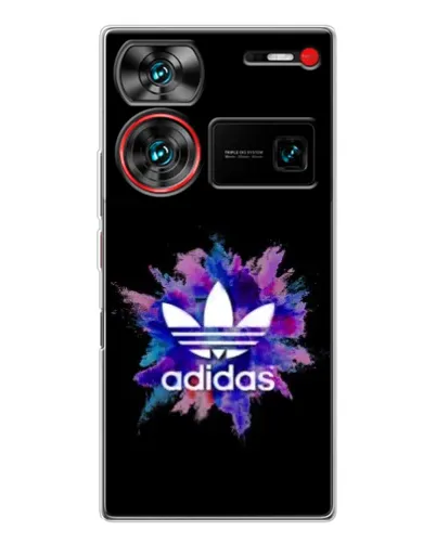 Чехол для ZTE Nubia Z60 Ultra с картинкой «Взрыв красок Adidas» Чехол для ZTE Nubia Z60 Ultra с картинкой «Взрыв красок Adidas»