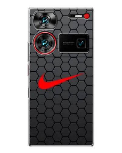 Чехол для ZTE Nubia Z60 Ultra с картинкой «Nike — карбоновая сетка» Чехол для ZTE Nubia Z60 Ultra с картинкой «Nike — карбоновая сетка»
