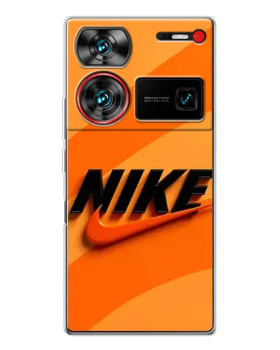 Чехол для ZTE Nubia Z60 Ultra с картинкой «Оранжевый драйв Nike» Чехол для ZTE Nubia Z60 Ultra с картинкой «Оранжевый драйв Nike»