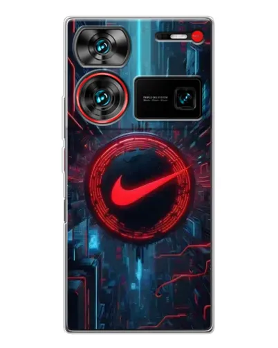 Чехол для ZTE Nubia Z60 Ultra с картинкой «Техногенный стиль Nike» Чехол для ZTE Nubia Z60 Ultra с картинкой «Техногенный стиль Nike»