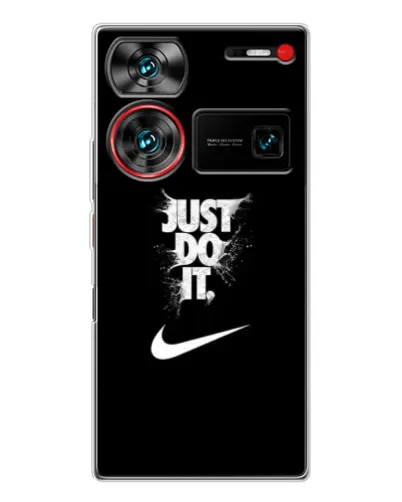 Чехол для ZTE Nubia Z60 Ultra с картинкой «Текстовый принт Nike» Чехол для ZTE Nubia Z60 Ultra с картинкой «Текстовый принт Nike»