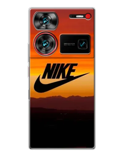 Чехол для ZTE Nubia Z60 Ultra с картинкой «Nike — вечерний горизонт» Чехол для ZTE Nubia Z60 Ultra с картинкой «Nike — вечерний горизонт»
