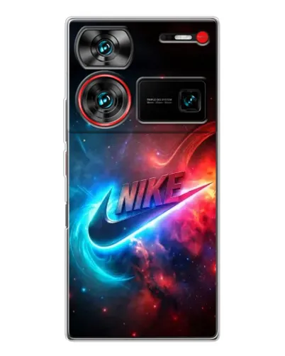 Чехол для ZTE Nubia Z60 Ultra с картинкой «Огненный логотип Nike» Чехол для ZTE Nubia Z60 Ultra с картинкой «Огненный логотип Nike»