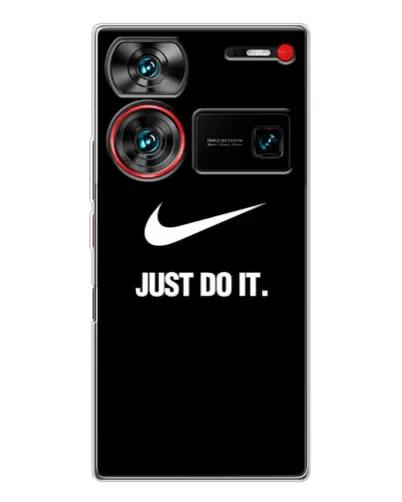 Чехол для ZTE Nubia Z60 Ultra с картинкой «Классический принт Nike» Чехол для ZTE Nubia Z60 Ultra с картинкой «Классический принт Nike»