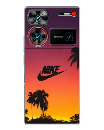 Чехол для ZTE Nubia Z60 Ultra с картинкой «Nike на закате солнца» Чехол для ZTE Nubia Z60 Ultra с картинкой «Nike на закате солнца»