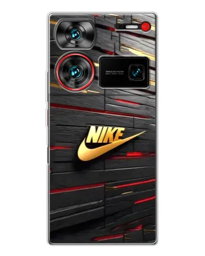 Чехол для ZTE Nubia Z60 Ultra с картинкой «Золотой Nike на металле» Чехол для ZTE Nubia Z60 Ultra с картинкой «Золотой Nike на металле»
