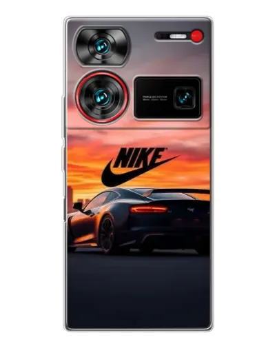 Чехол для ZTE Nubia Z60 Ultra с картинкой «Nike и суперкар» Чехол для ZTE Nubia Z60 Ultra с картинкой «Nike и суперкар»