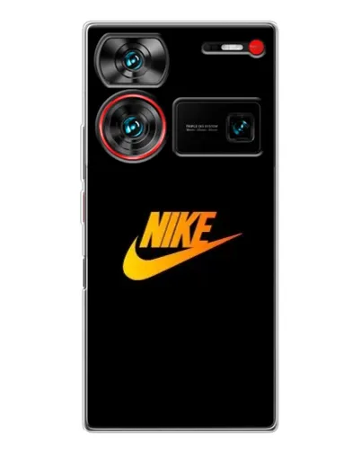 Чехол для ZTE Nubia Z60 Ultra с картинкой «Золотой логотип Nike» Чехол для ZTE Nubia Z60 Ultra с картинкой «Золотой логотип Nike»