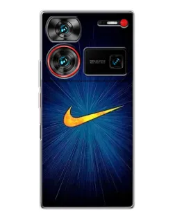 Чехол для ZTE Nubia Z60 Ultra с картинкой «Синий пульс Nike»
