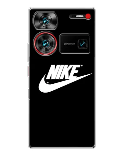 Чехол для ZTE Nubia Z60 Ultra с картинкой «Мазки краски Nike» Чехол для ZTE Nubia Z60 Ultra с картинкой «Мазки краски Nike»