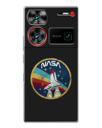Чехол для ZTE Nubia Z60 Ultra с картинкой «NASA — эмблема миссии» Чехол для ZTE Nubia Z60 Ultra с картинкой «NASA — эмблема миссии»