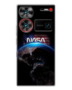 Чехол для ZTE Nubia Z60 Ultra с картинкой «Земля из космоса NASA» Чехол для ZTE Nubia Z60 Ultra с картинкой «Земля из космоса NASA»