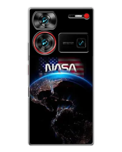 Чехол для ZTE Nubia Z60 Ultra с картинкой «Земля из космоса NASA» Чехол для ZTE Nubia Z60 Ultra с картинкой «Земля из космоса NASA»