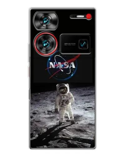 Чехол для ZTE Nubia Z60 Ultra с картинкой «Астронавт на Луне» Чехол для ZTE Nubia Z60 Ultra с картинкой «Астронавт на Луне»