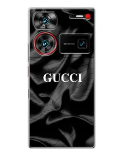 Чехол для ZTE Nubia Z60 Ultra с картинкой «Gucci — шелковые волны» Чехол для ZTE Nubia Z60 Ultra с картинкой «Gucci — шелковые волны»