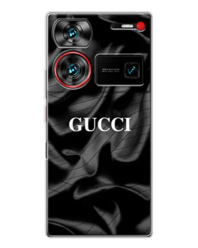 Чехол для ZTE Nubia Z60 Ultra с картинкой «Gucci — шелковые волны» Чехол для ZTE Nubia Z60 Ultra с картинкой «Gucci — шелковые волны»