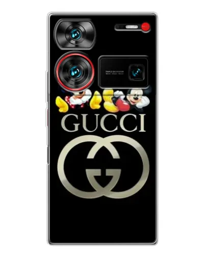 Чехол для ZTE Nubia Z60 Ultra с картинкой «Gucci — герои Disney» Чехол для ZTE Nubia Z60 Ultra с картинкой «Gucci — герои Disney»