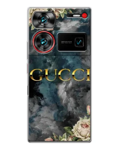 Чехол для ZTE Nubia Z60 Ultra с картинкой «Абстрактные цветы Gucci» Чехол для ZTE Nubia Z60 Ultra с картинкой «Абстрактные цветы Gucci»