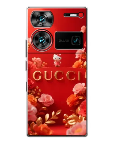 Чехол для ZTE Nubia Z60 Ultra с картинкой «Gucci — золотой сад» Чехол для ZTE Nubia Z60 Ultra с картинкой «Gucci — золотой сад»
