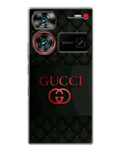 Чехол для ZTE Nubia Z60 Ultra с картинкой «Gucci — стеганый черный» Чехол для ZTE Nubia Z60 Ultra с картинкой «Gucci — стеганый черный»