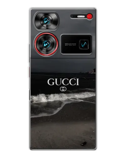 Чехол для ZTE Nubia Z60 Ultra с картинкой «Gucci — морской прибой» Чехол для ZTE Nubia Z60 Ultra с картинкой «Gucci — морской прибой»