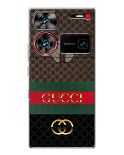 Чехол для ZTE Nubia Z60 Ultra с картинкой «Gucci — брендированный десерт» Чехол для ZTE Nubia Z60 Ultra с картинкой «Gucci — брендированный десерт»