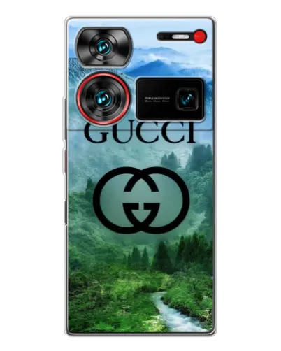 Чехол для ZTE Nubia Z60 Ultra с картинкой «Gucci — горный пейзаж» Чехол для ZTE Nubia Z60 Ultra с картинкой «Gucci — горный пейзаж»