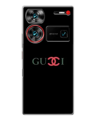 Чехол для ZTE Nubia Z60 Ultra с картинкой «Gucci — красный градиент» Чехол для ZTE Nubia Z60 Ultra с картинкой «Gucci — красный градиент»