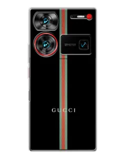 Чехол для ZTE Nubia Z60 Ultra с картинкой «Gucci — строгая линия»