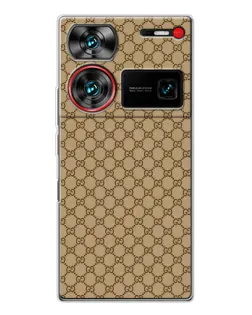 Чехол для ZTE Nubia Z60 Ultra с картинкой «Gucci — классический беж»