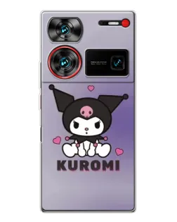 Чехол для ZTE Nubia Z60 Ultra с картинкой «Kuromi — фиолетовый арт»