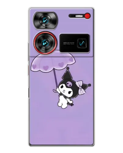 Чехол для ZTE Nubia Z60 Ultra с картинкой «Kuromi с зонтиком»