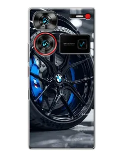 Чехол для ZTE Nubia Z60 Ultra с картинкой «Колесо BMW вблизи» Чехол для ZTE Nubia Z60 Ultra с картинкой «Колесо BMW вблизи»
