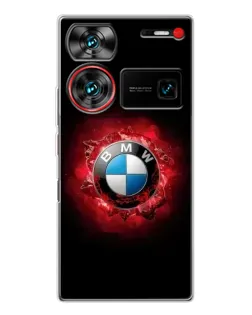Чехол для ZTE Nubia Z60 Ultra с картинкой «Логотип BMW — вспышка» Чехол для ZTE Nubia Z60 Ultra с картинкой «Логотип BMW — вспышка»
