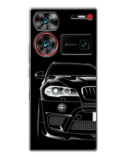 Чехол для ZTE Nubia Z60 Ultra с картинкой «Темный силуэт BMW» Чехол для ZTE Nubia Z60 Ultra с картинкой «Темный силуэт BMW»