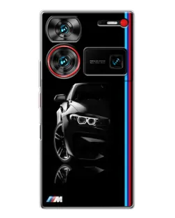 Чехол для ZTE Nubia Z60 Ultra с картинкой «Силуэт BMW в темноте» Чехол для ZTE Nubia Z60 Ultra с картинкой «Силуэт BMW в темноте»