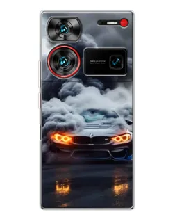 Чехол для ZTE Nubia Z60 Ultra с картинкой «BMW в дыму» Чехол для ZTE Nubia Z60 Ultra с картинкой «BMW в дыму»