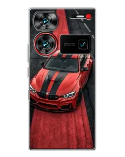 Чехол для ZTE Nubia Z60 Ultra с картинкой «BMW на красной дорожке» Чехол для ZTE Nubia Z60 Ultra с картинкой «BMW на красной дорожке»