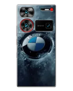 Чехол для ZTE Nubia Z60 Ultra с картинкой «Логотип BMW — лед» Чехол для ZTE Nubia Z60 Ultra с картинкой «Логотип BMW — лед»