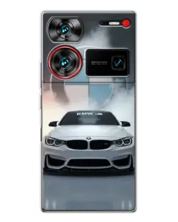 Чехол для ZTE Nubia Z60 Ultra с картинкой «BMW в белом дыму» Чехол для ZTE Nubia Z60 Ultra с картинкой «BMW в белом дыму»
