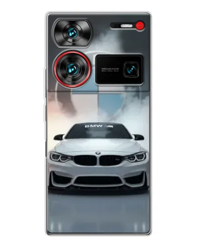 Чехол для ZTE Nubia Z60 Ultra с картинкой «BMW в белом дыму» Чехол для ZTE Nubia Z60 Ultra с картинкой «BMW в белом дыму»
