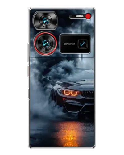 Чехол для ZTE Nubia Z60 Ultra с картинкой «BMW M-Power — абстракция» Чехол для ZTE Nubia Z60 Ultra с картинкой «BMW M-Power — абстракция»
