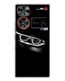 Чехол для ZTE Nubia Z60 Ultra с картинкой «BMW — взгляд тигра» Чехол для ZTE Nubia Z60 Ultra с картинкой «BMW — взгляд тигра»