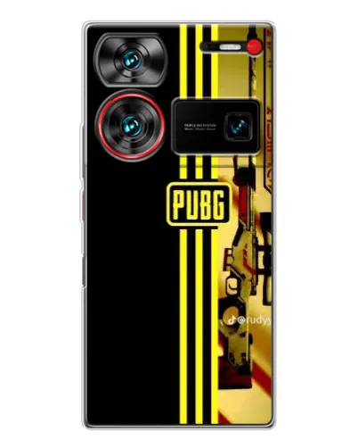 Чехол для ZTE Nubia Z60 Ultra с картинкой «PUBG — камуфляжный шлем»