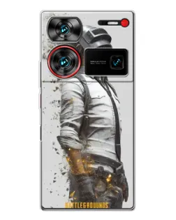 Чехол для ZTE Nubia Z60 Ultra с картинкой «PUBG — боец в пыли»