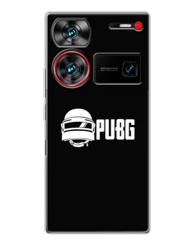 Чехол для ZTE Nubia Z60 Ultra с картинкой «PUBG — классический лого»