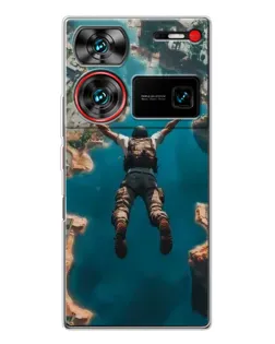 Чехол для ZTE Nubia Z60 Ultra с картинкой «PUBG — свободное падение»