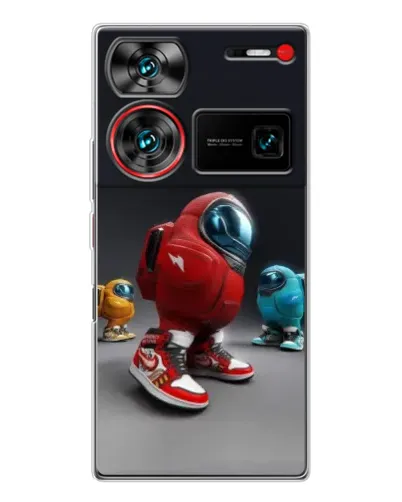 Чехол для ZTE Nubia Z60 Ultra с картинкой «Among Us — 3D стиль» Чехол для ZTE Nubia Z60 Ultra с картинкой «Among Us — 3D стиль»
